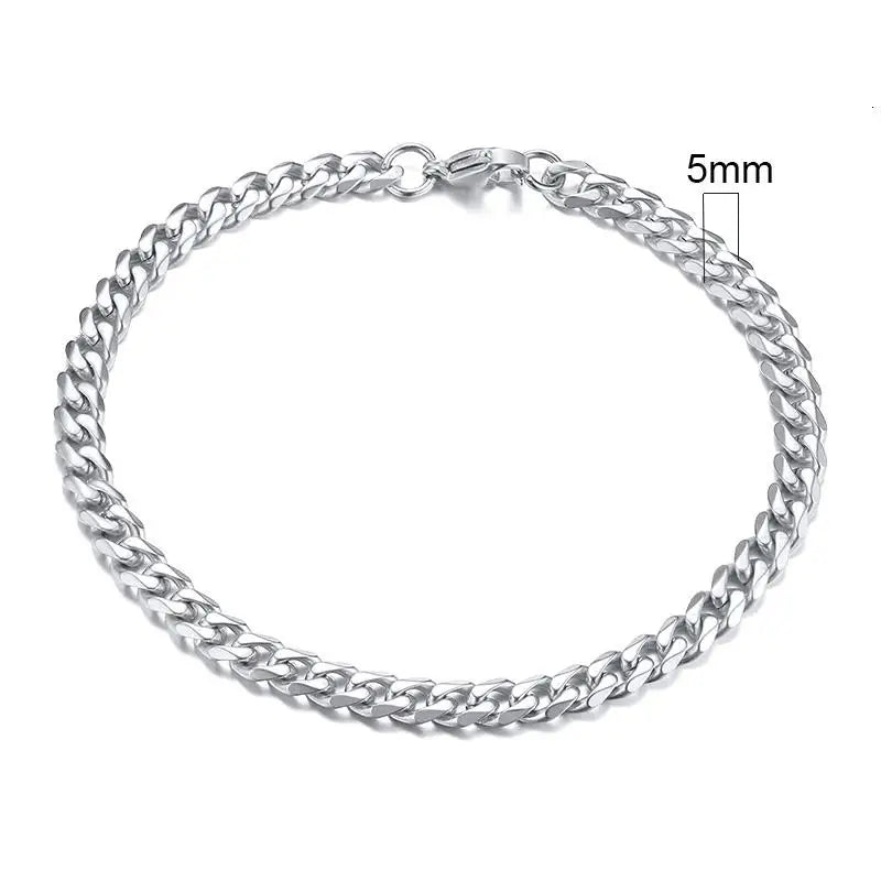 Stainless Steel Cuban Bracelet