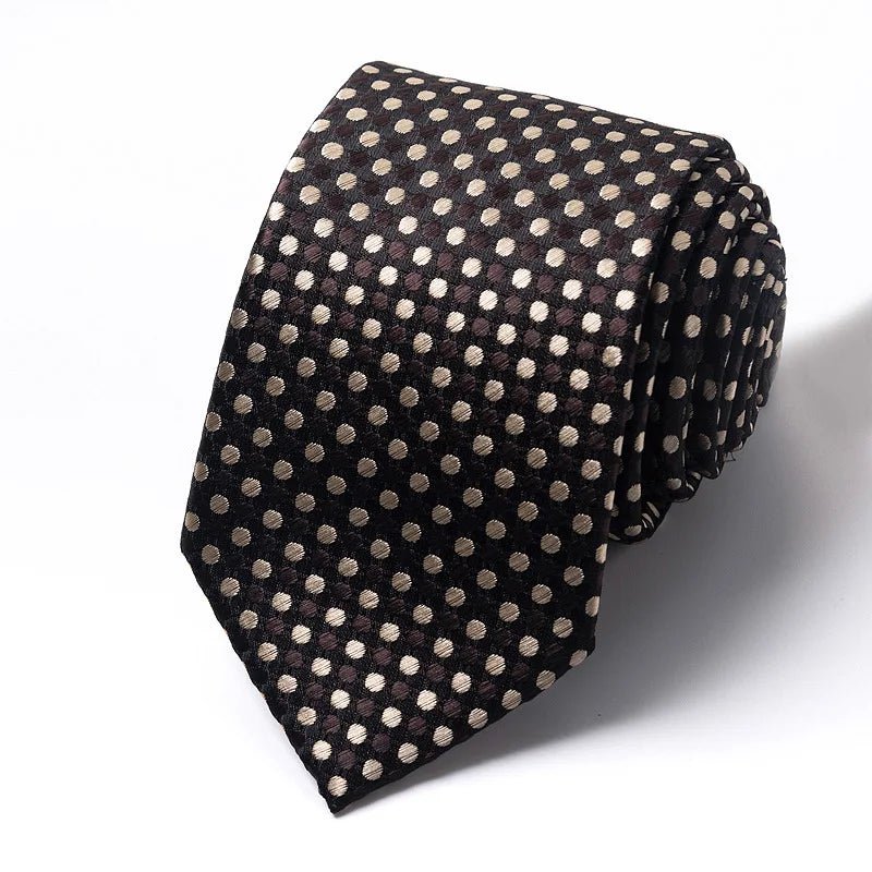 Striped Wedding Tie for Men | Elegant Office Style - The Crew