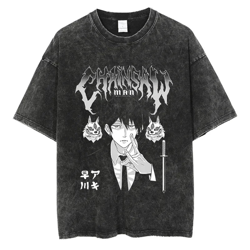 Vintage Makima Chainsaw Man Tee