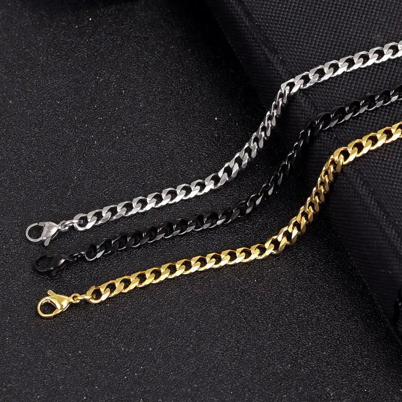 Stainless Steel Cuban Bracelet
