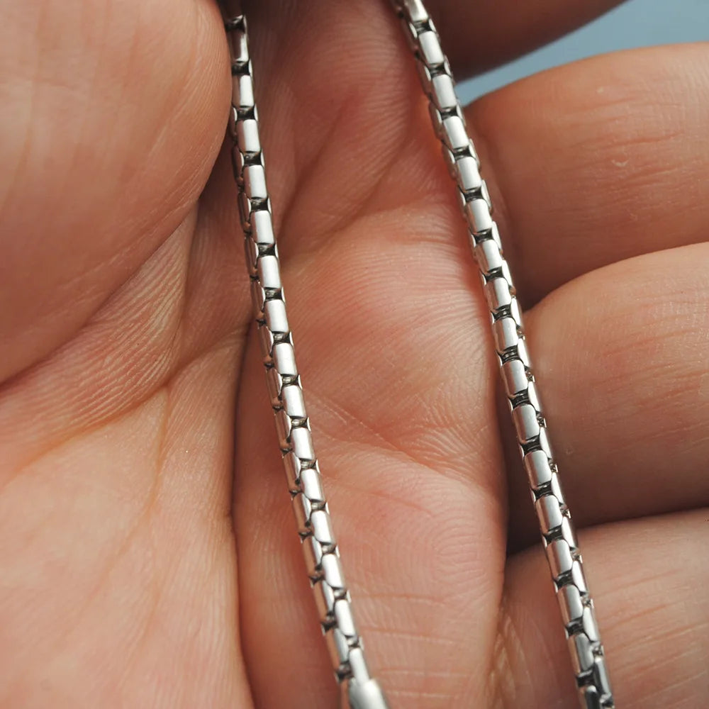 Elegant Stainless Steel Link Necklace