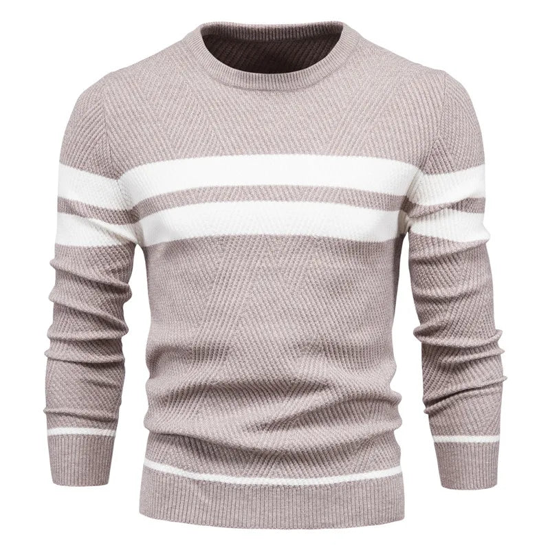 Autumn Patchwork Men’s Sweater