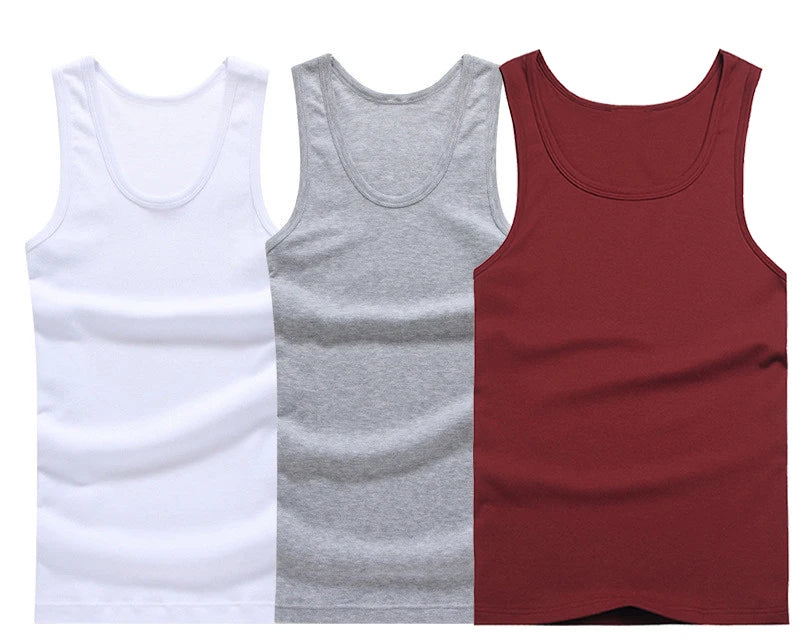 Cotton Sleeveless T-Shirt