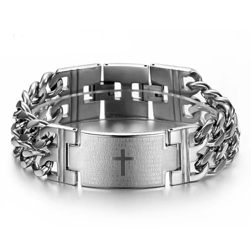 Stainless steel Cuban bracelet