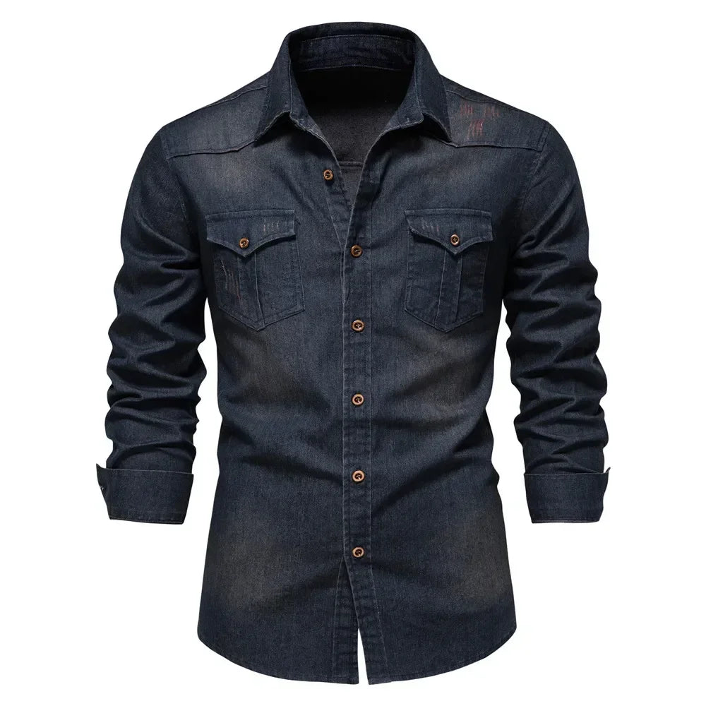 Slim Denim Shirt