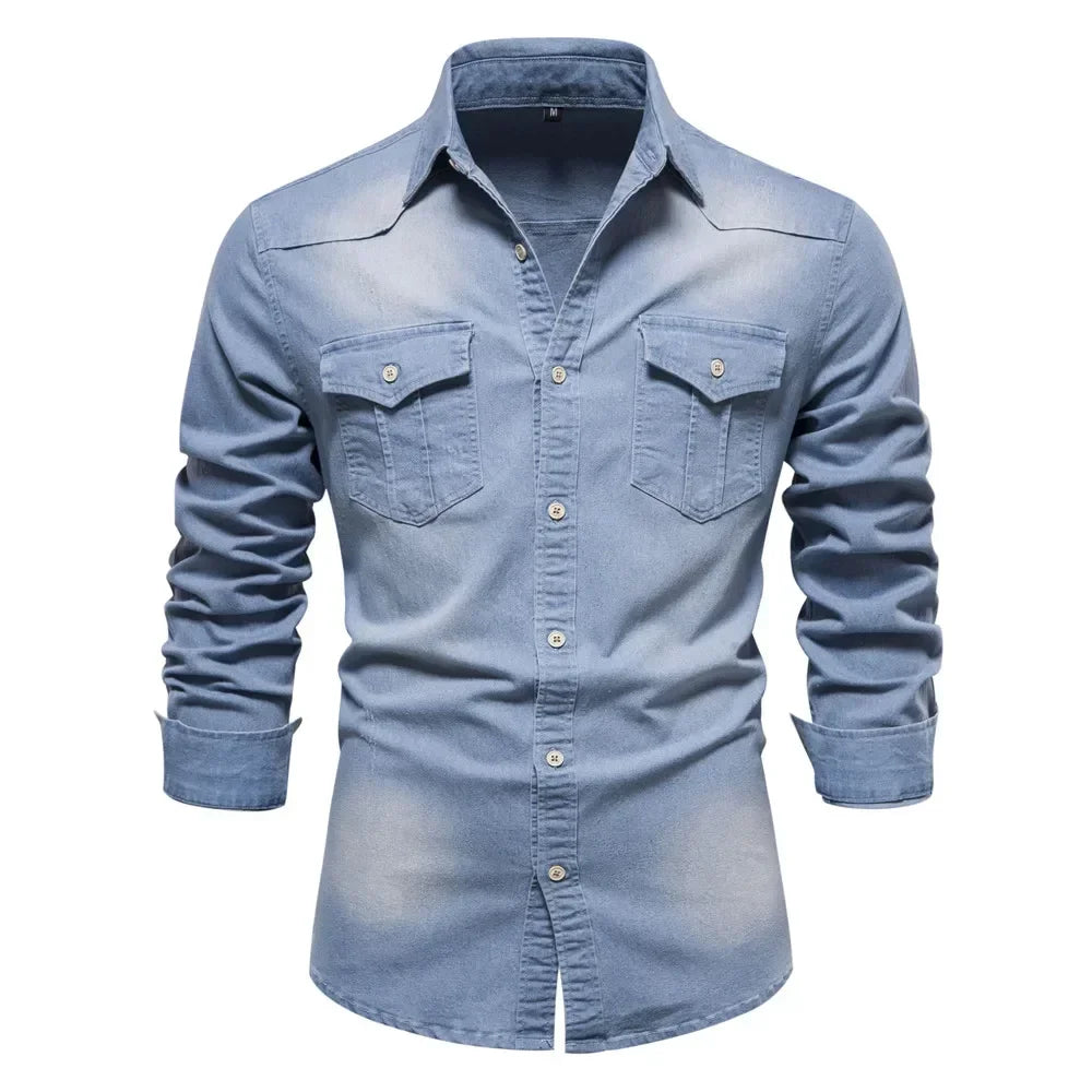 Slim Denim Shirt