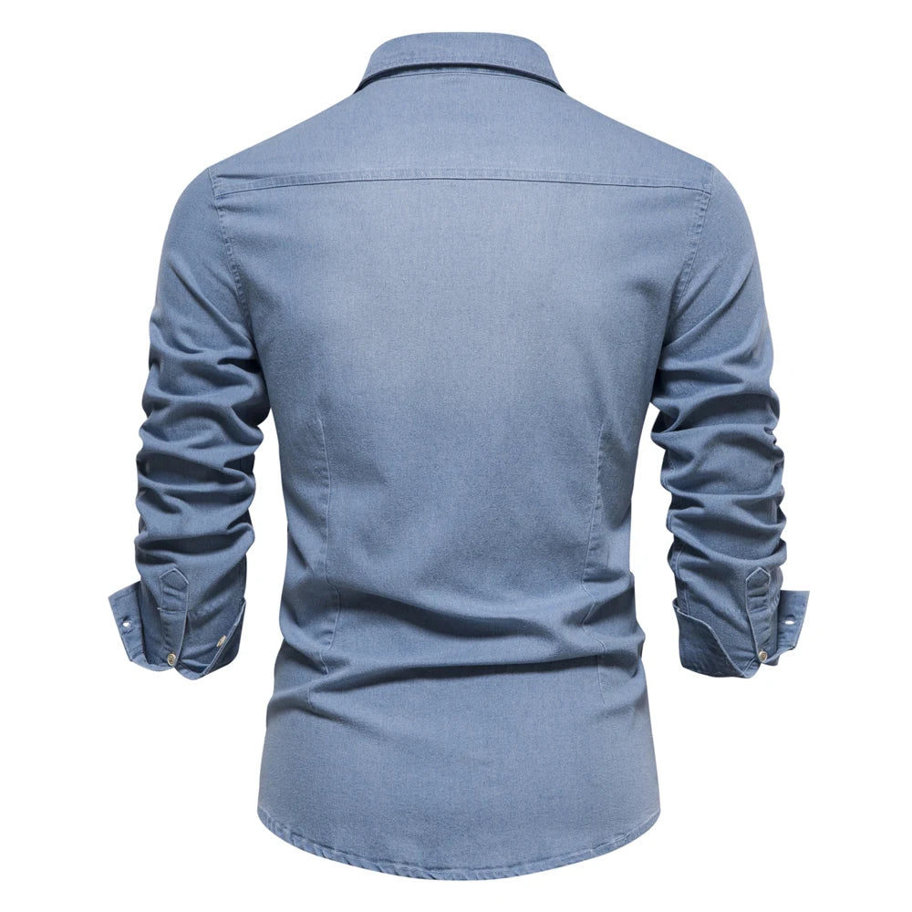 Slim Denim Shirt
