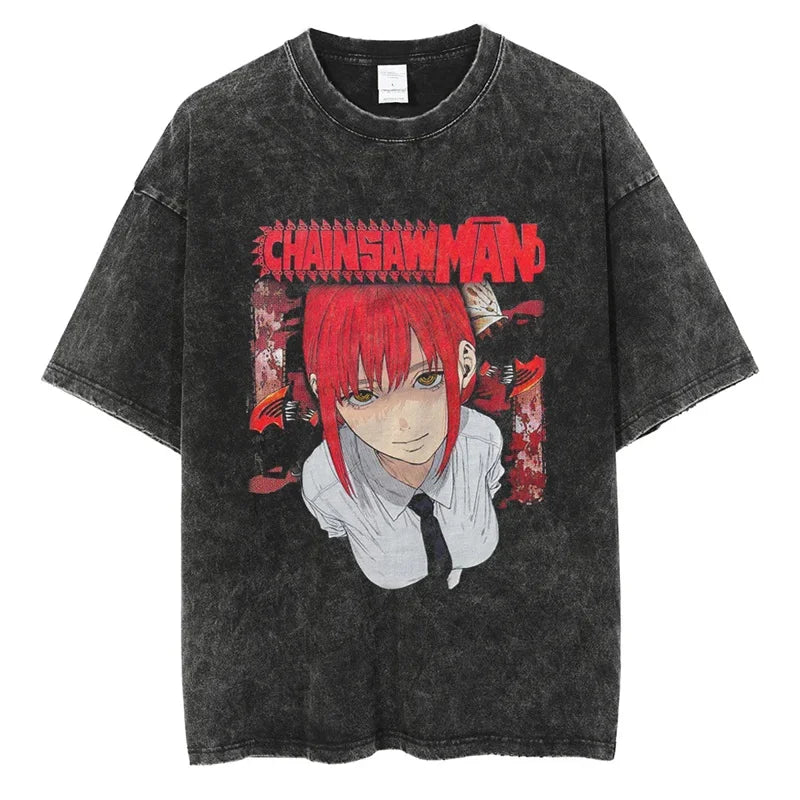 Vintage Makima Chainsaw Man Tee