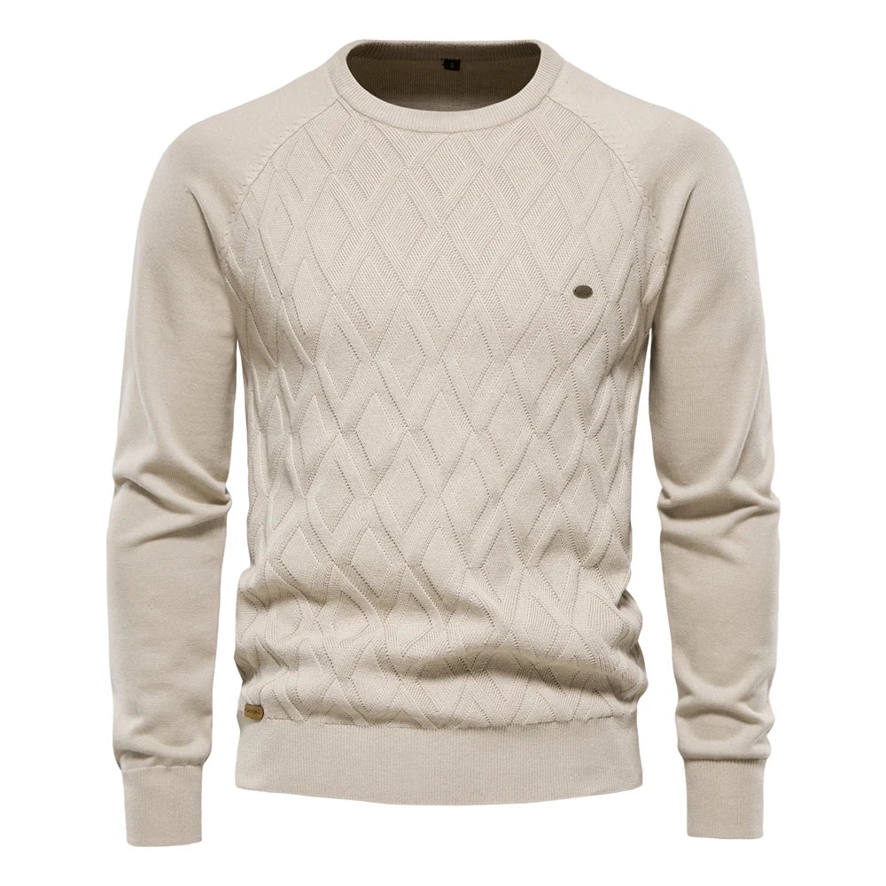 Basic Winter Diamond Sweater