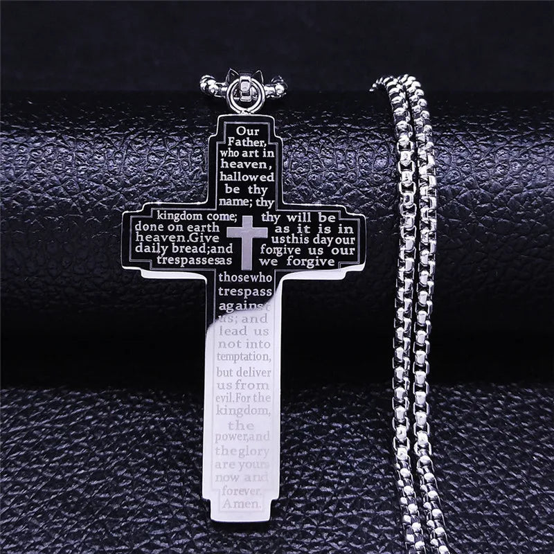 HNSP Stainless Steel Cross Chain