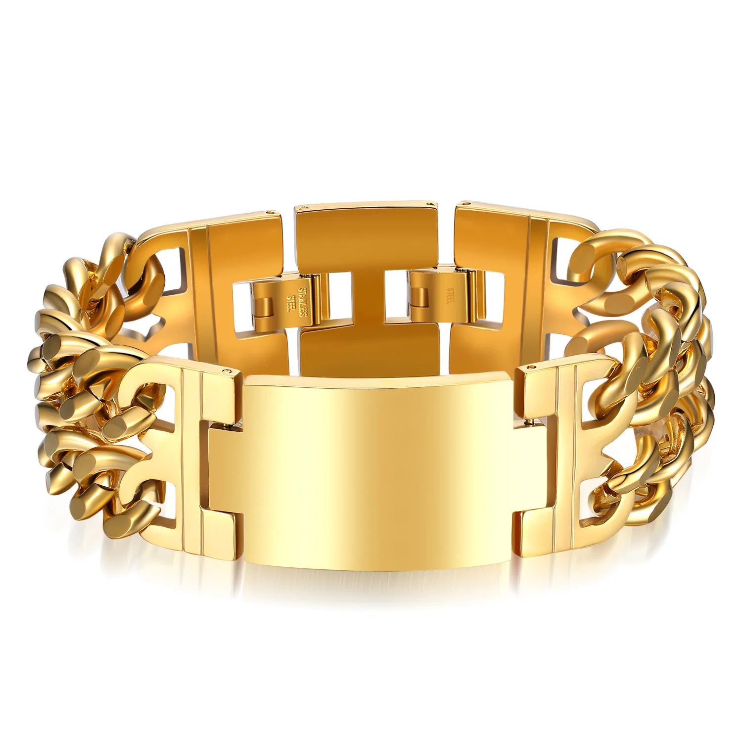 Stainless steel Cuban bracelet