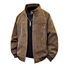 Men’s Vintage PU Tie - Dye Jacket – Retro Streetwear Style - The Crew