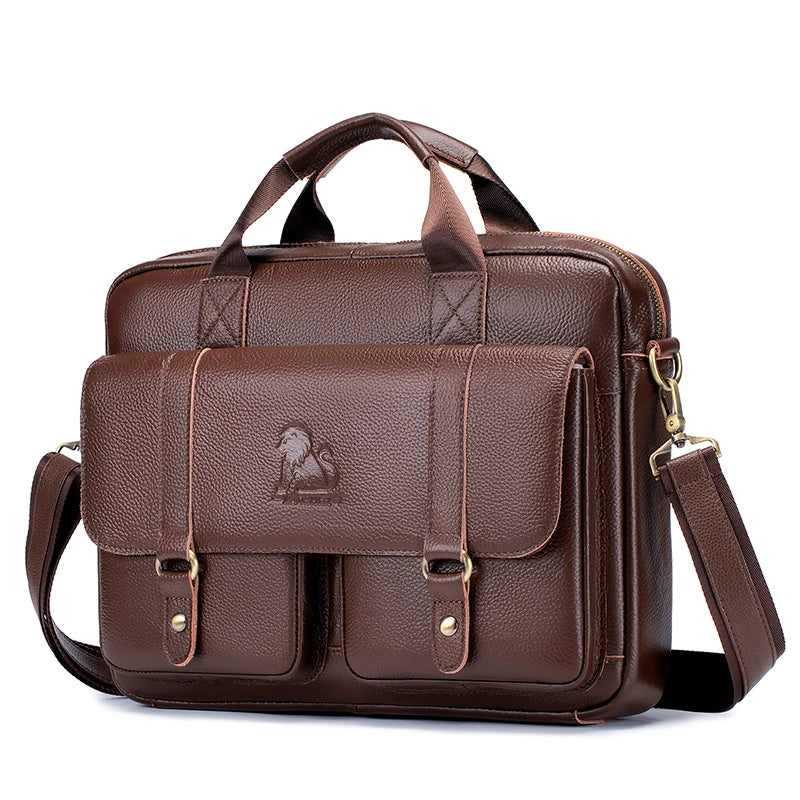 Premium Executive Leather Briefcase