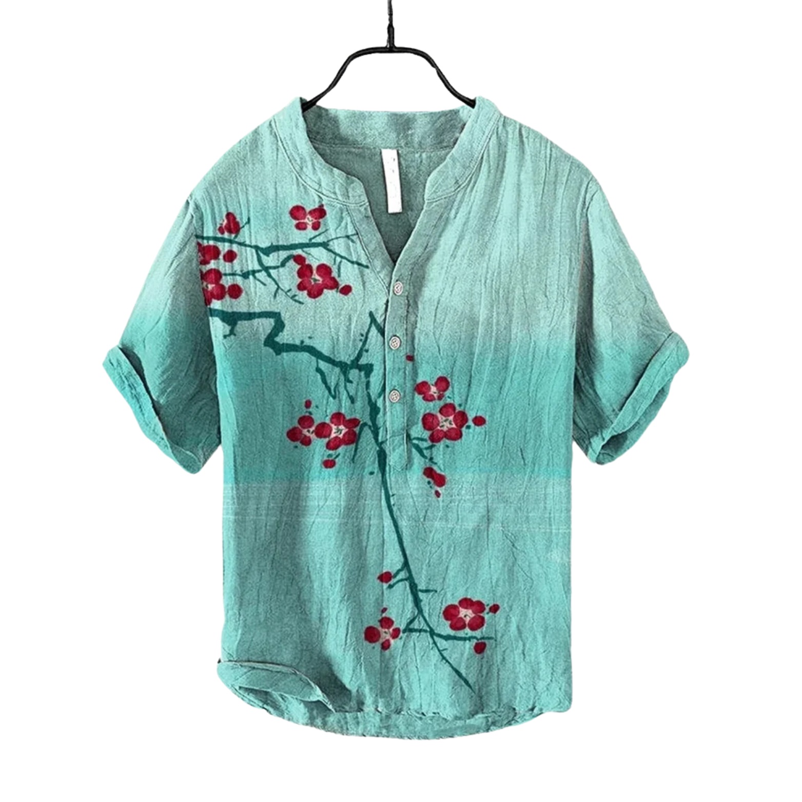 Linen Shirt with 3D Print 2025