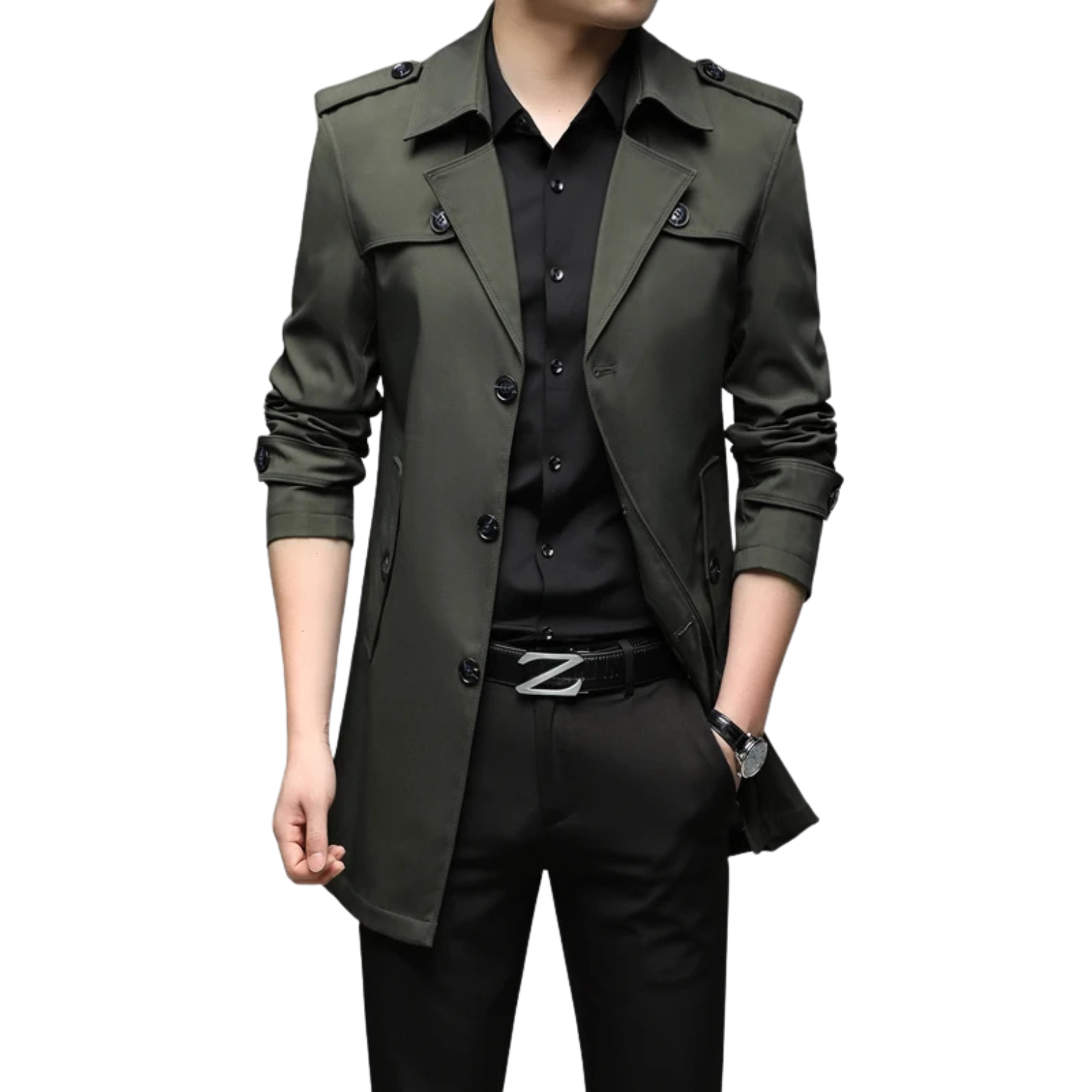 Men's Trench Coat English Style 2025