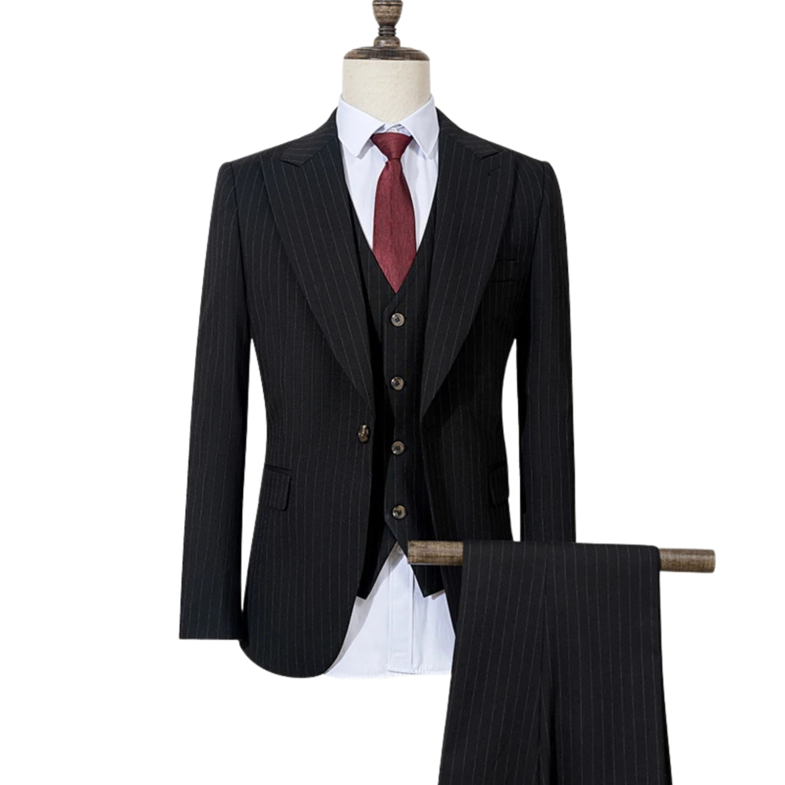 Men’s Classic Striped Suit