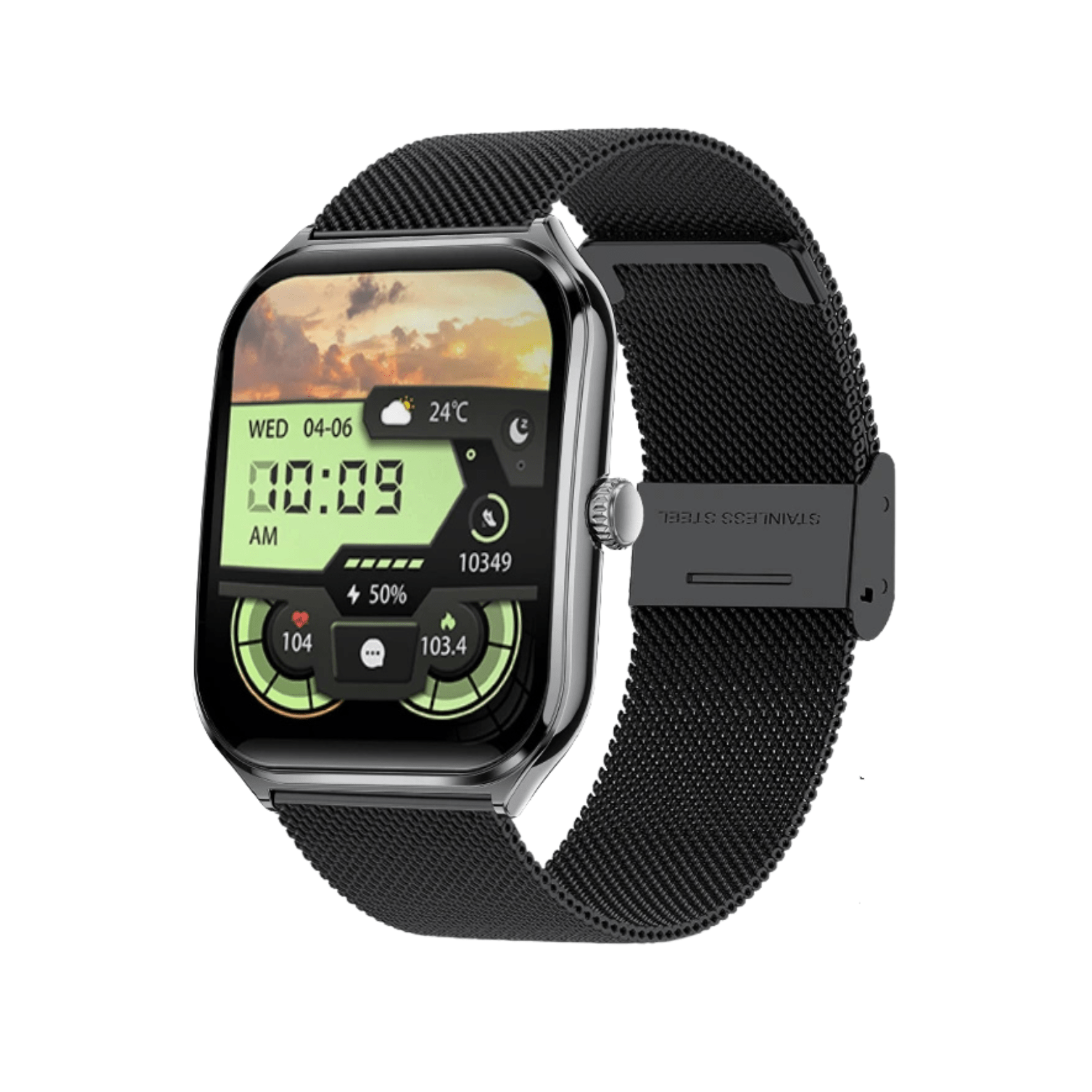 Ultra Thin AMOLED Smartwatch with Bluetooth Call - The Crew