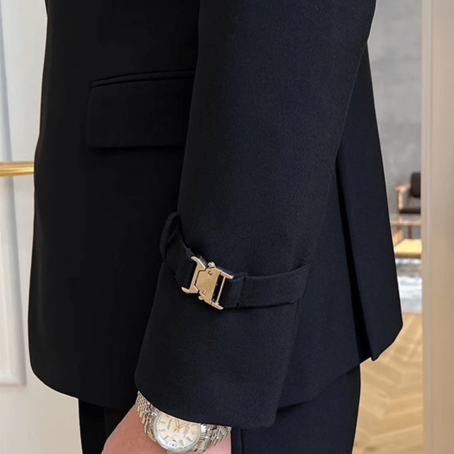 Men’s Slim Fit One - Button Blazer – The Crew - The Crew