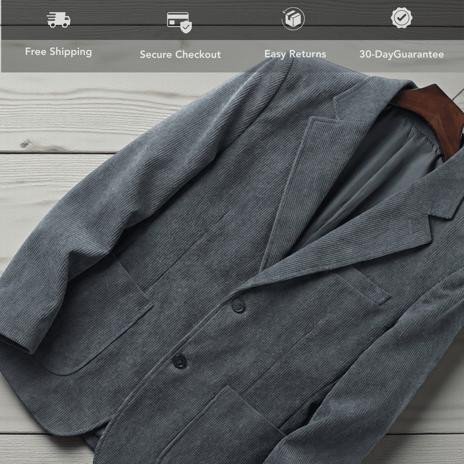 Men’s Corduroy Casual Blazer – The Crew - The Crew