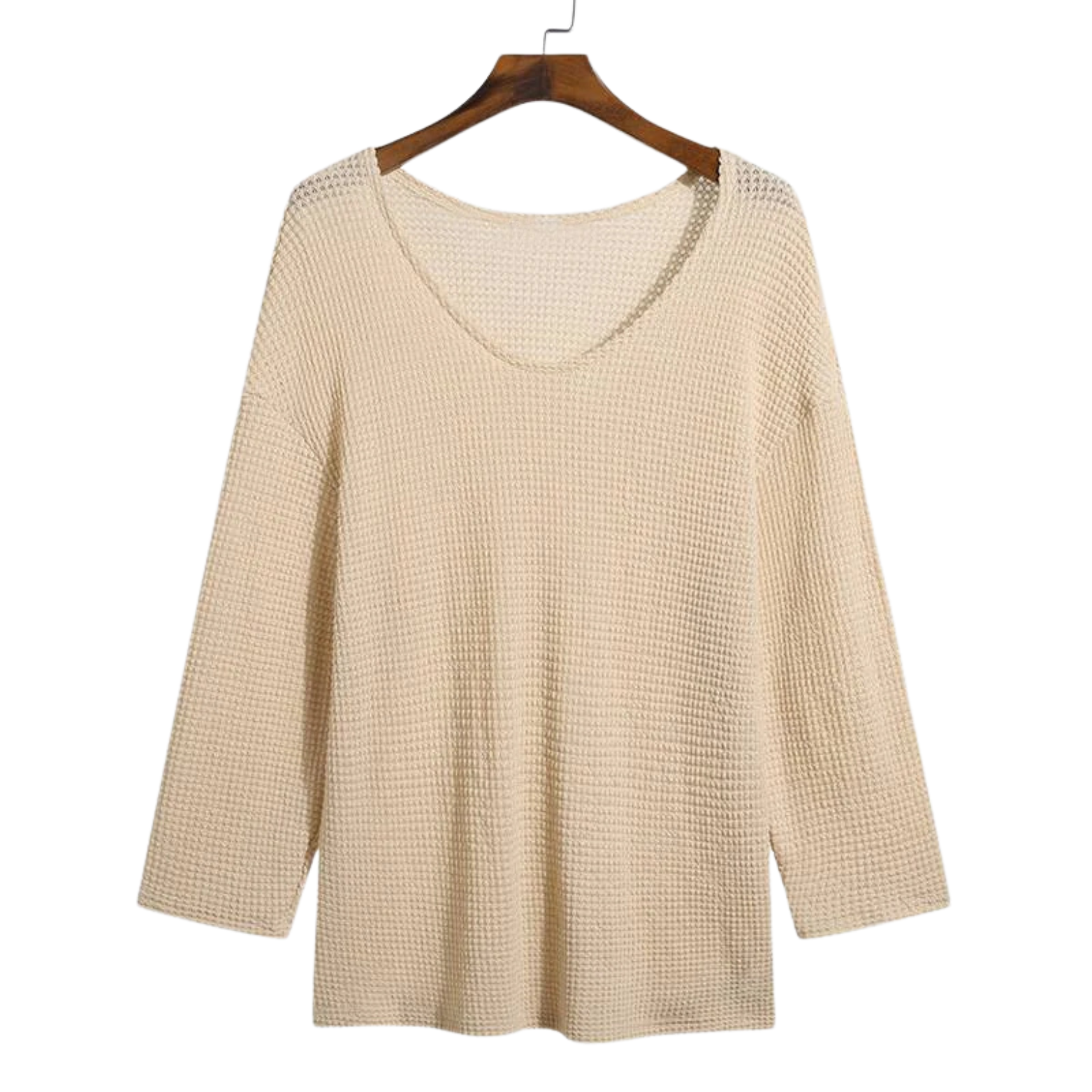 V-Neck Knitted T-Shirt