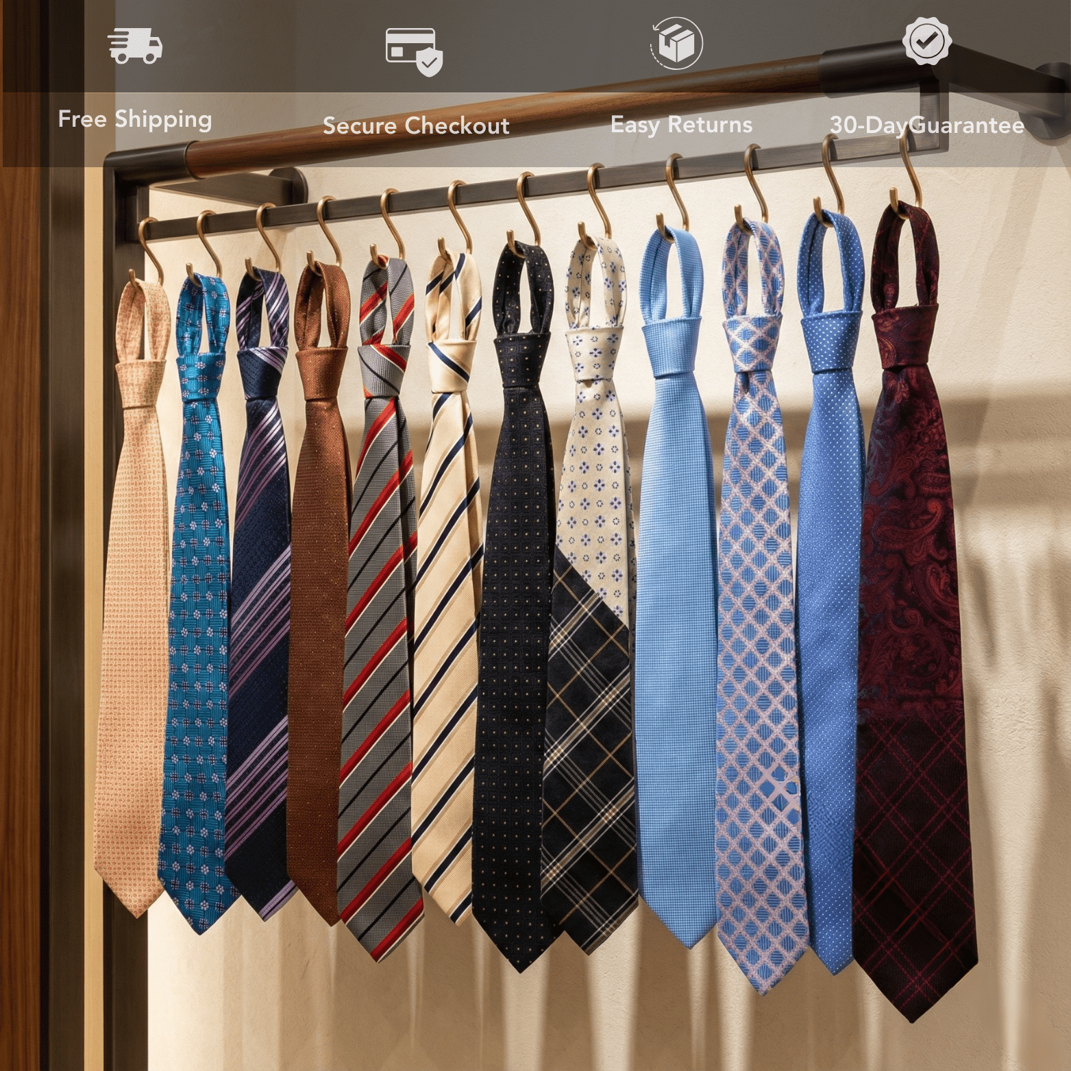 Striped Wedding Tie for Men | Elegant Office Style - The Crew