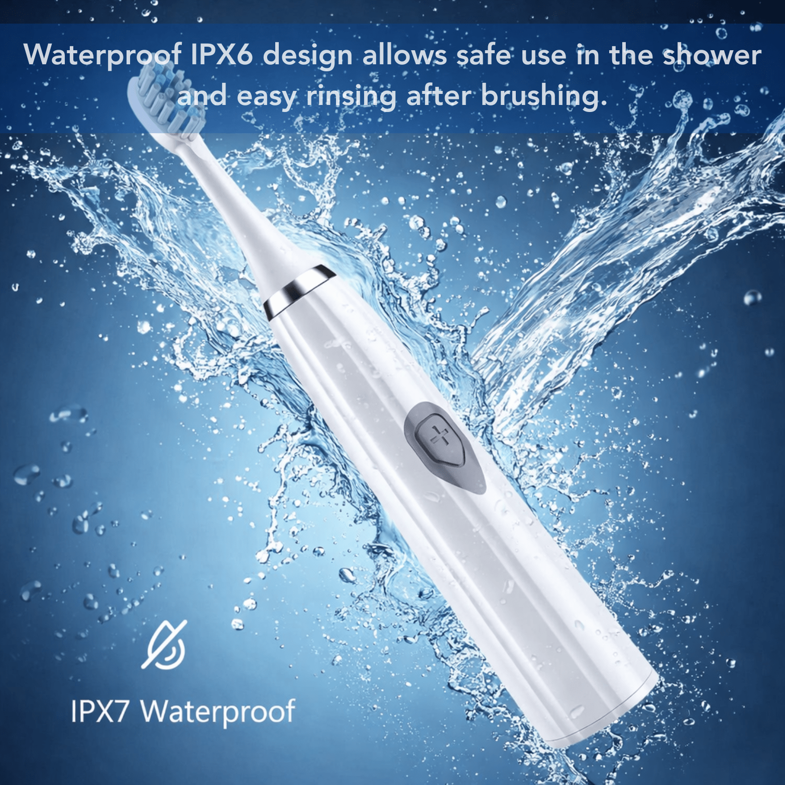 Electric Toothbrush for Adults – Soft DuPont Bristles IPX6 - The Crew