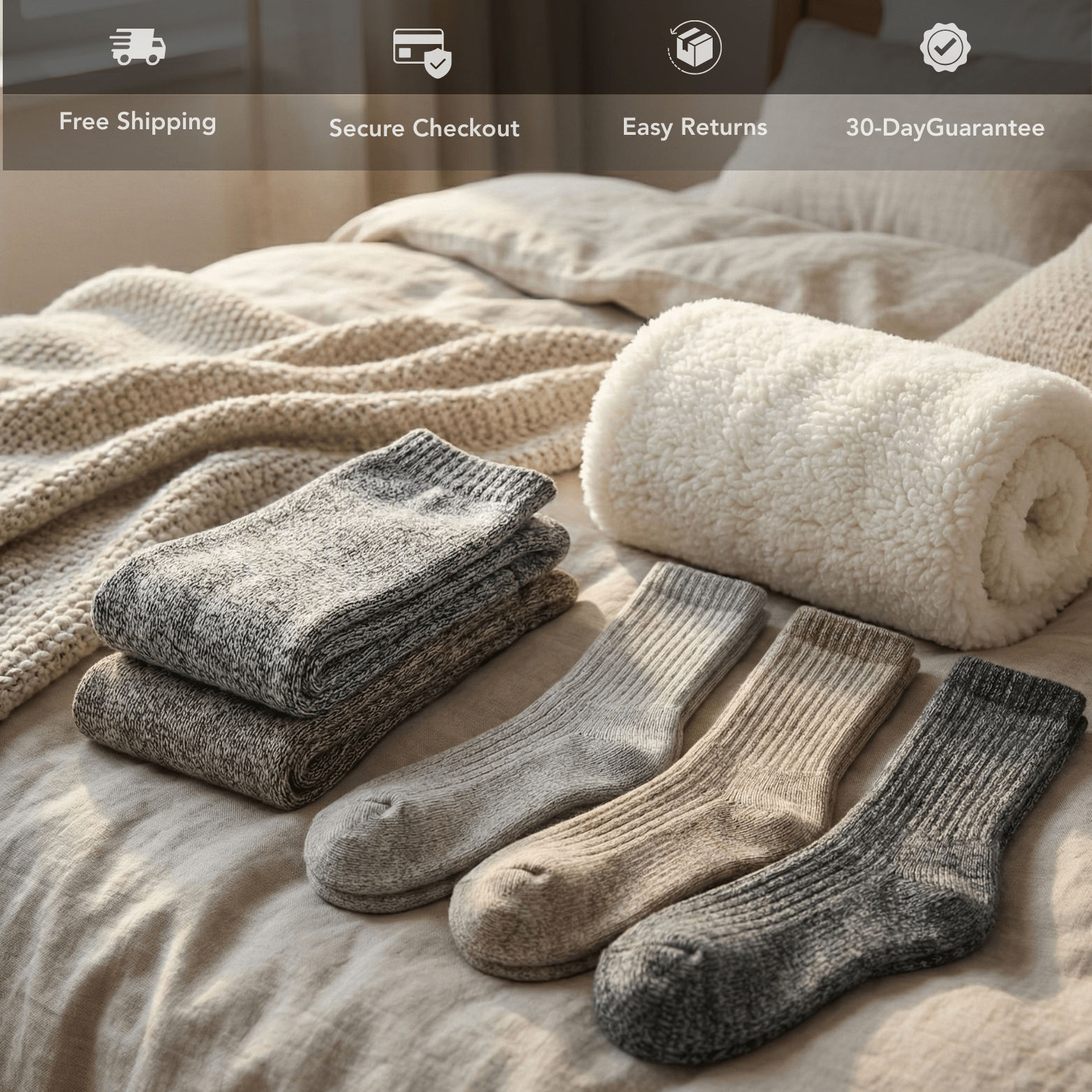 Winter Wool Hiking Socks for Men – Thermal Warm Pack | The Crew - The Crew