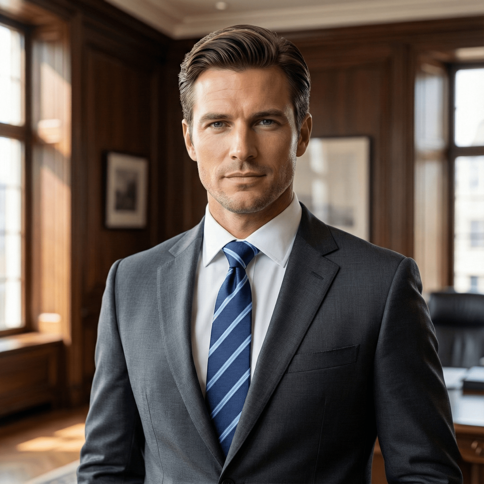 Men’s Classic Jacquard Tie 7cm Solid, Stripe & Plaid - The Crew