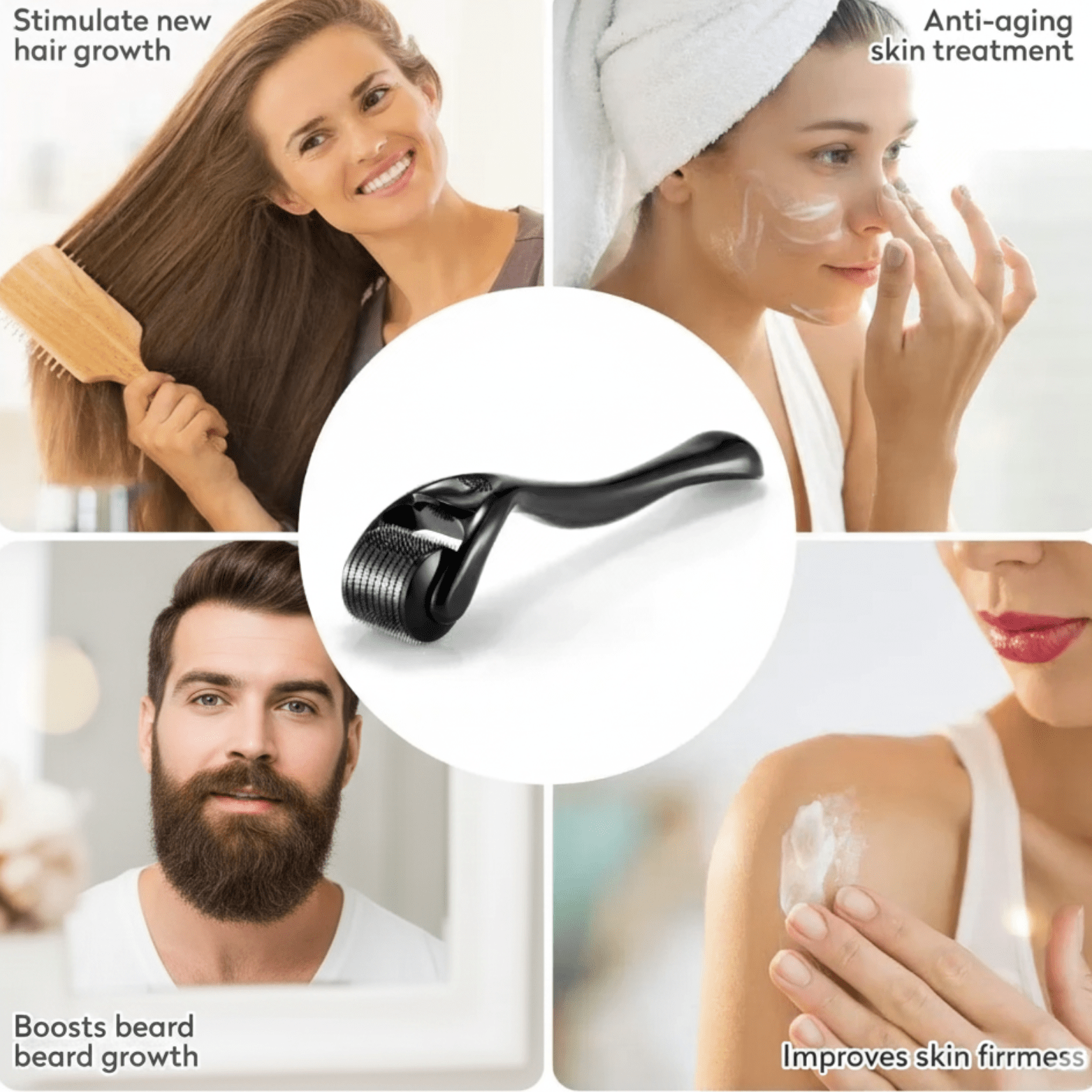 Microneedle Derma Roller 0.25mm – 540 Needles Tool - The Crew