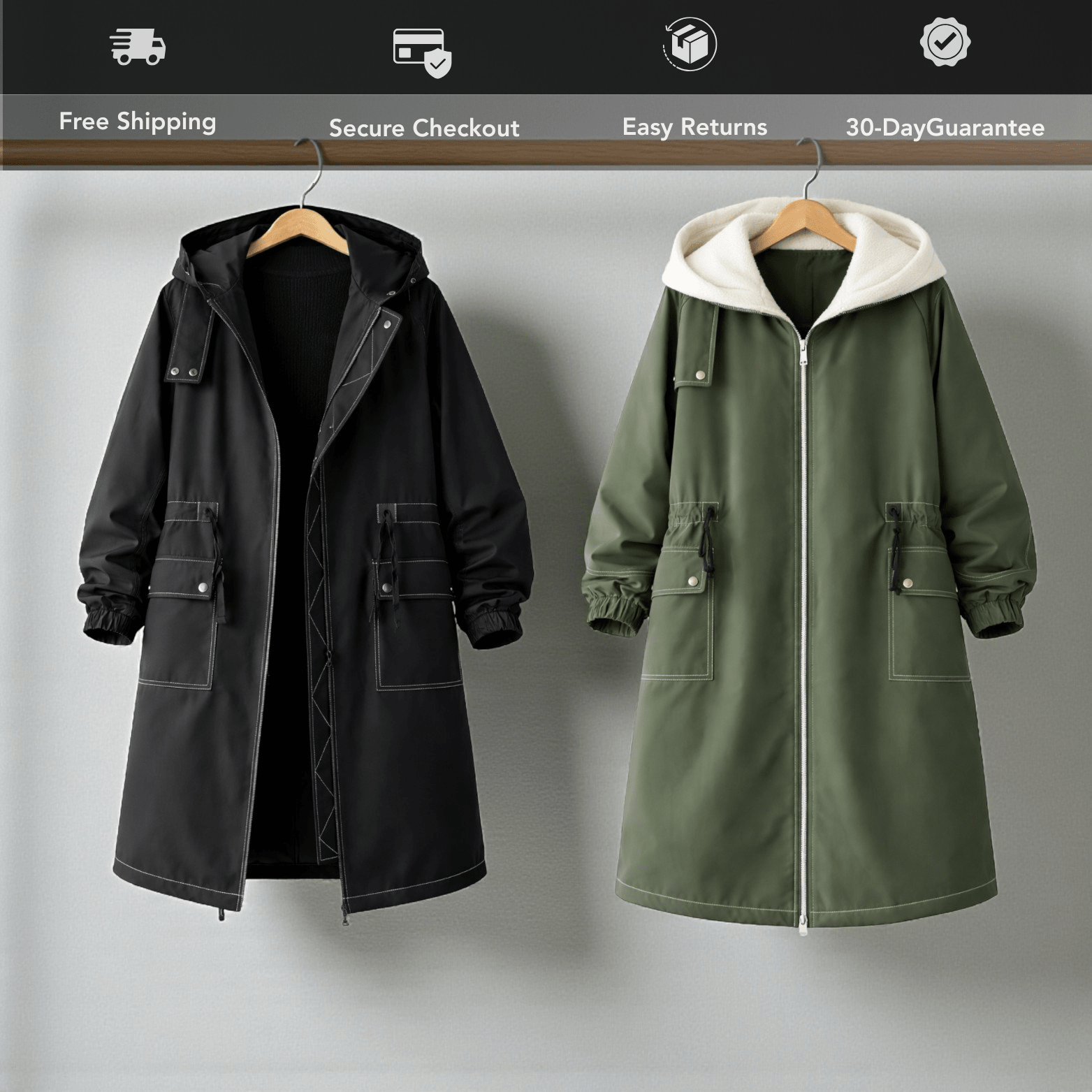 Korean Style Long Trench Coat for Men – Autumn Streetwear - The Crew