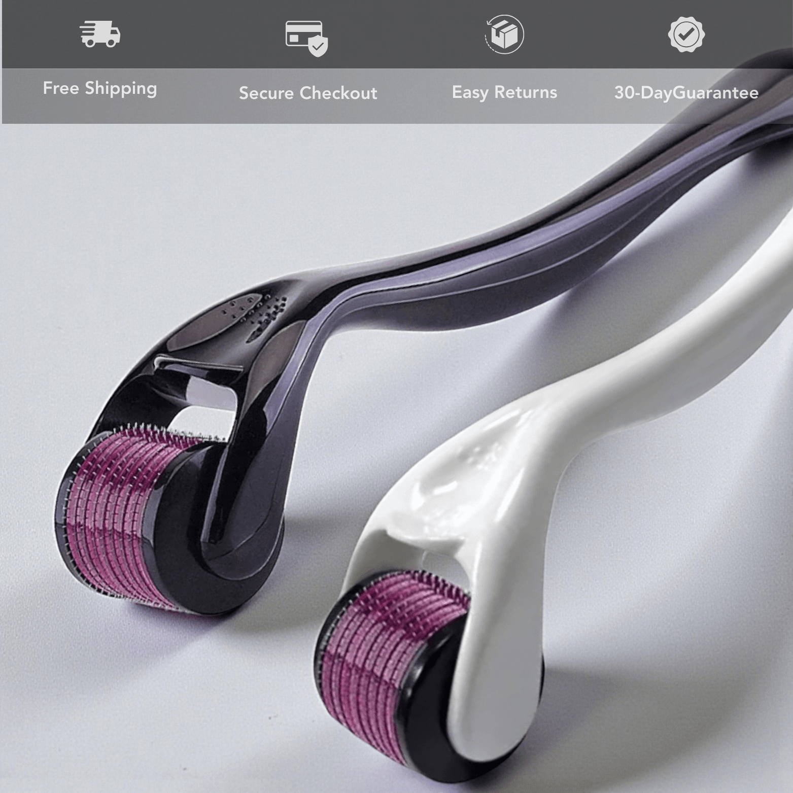 Microneedle Derma Roller 0.25mm – 540 Needles Tool - The Crew