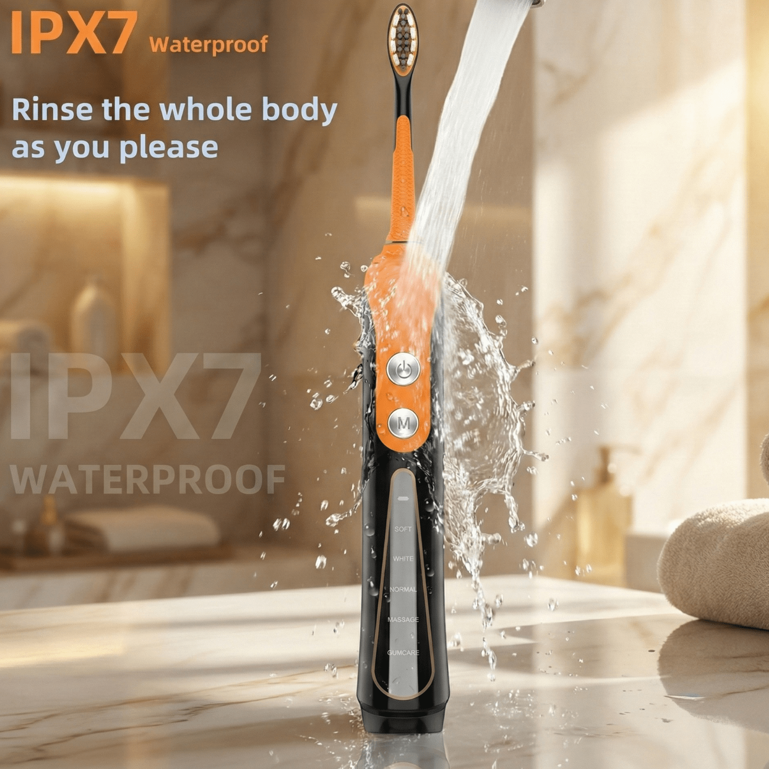 SUBORT S9 Sonic Electric Toothbrush USB Rechargeable - The Crew