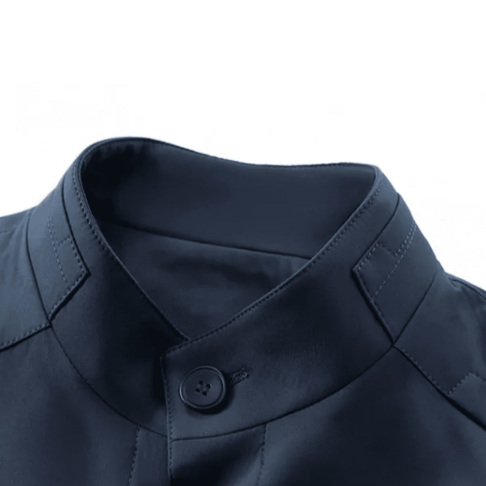 Men’s Stand Collar Trench Coat – Premium Autumn - The Crew