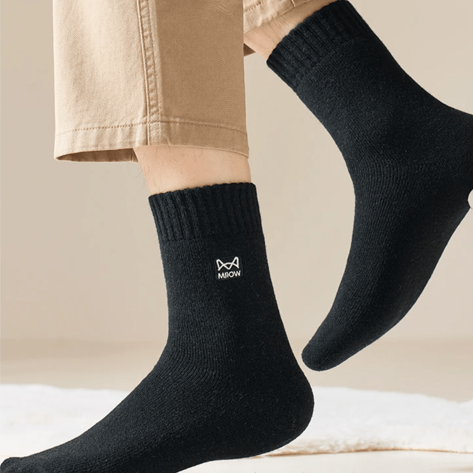 Men’s Merino Wool Thermal Winter Socks – Extra Warm - The Crew