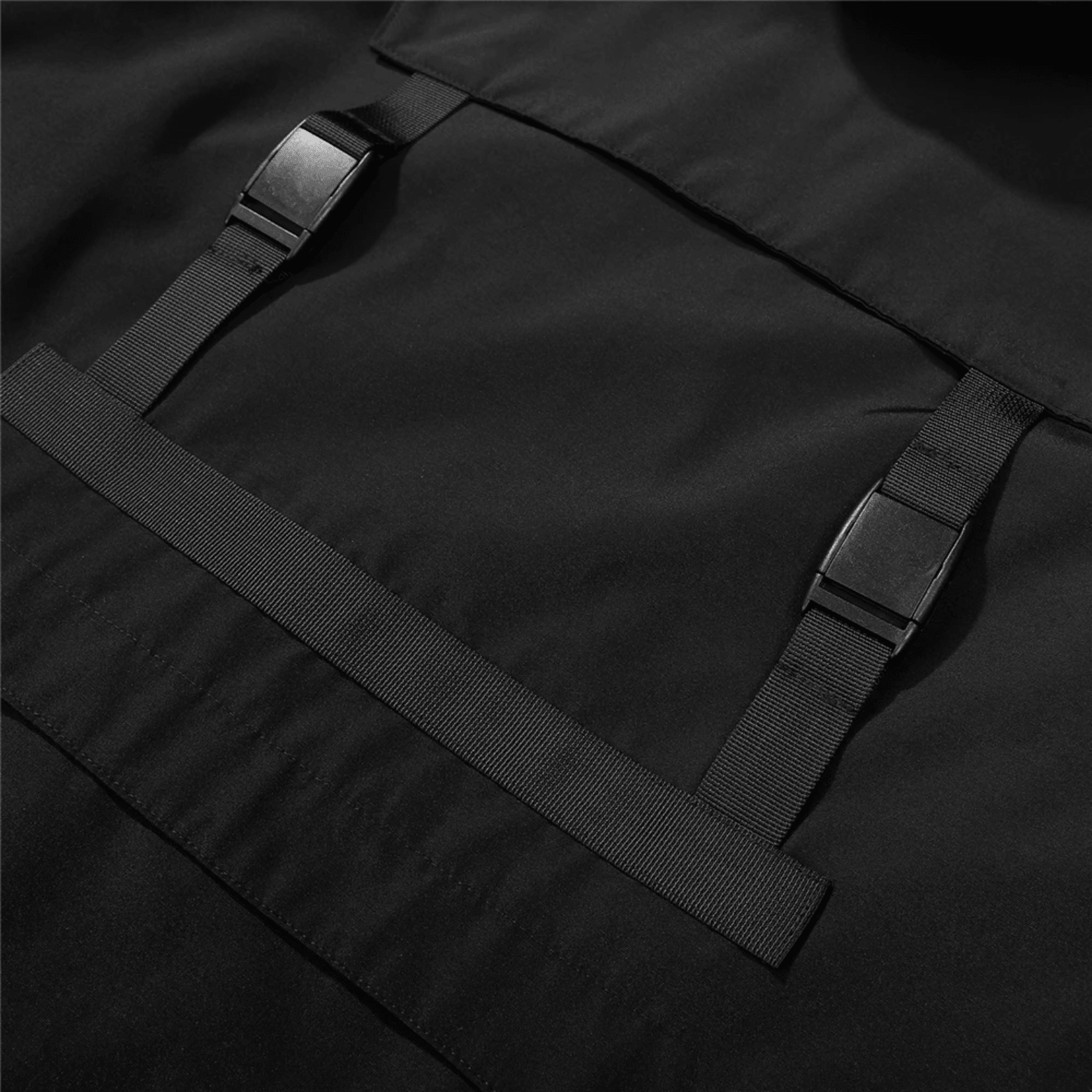 Men’s Tactical Techwear Trench Jacket – Punk Winter Coat - The Crew