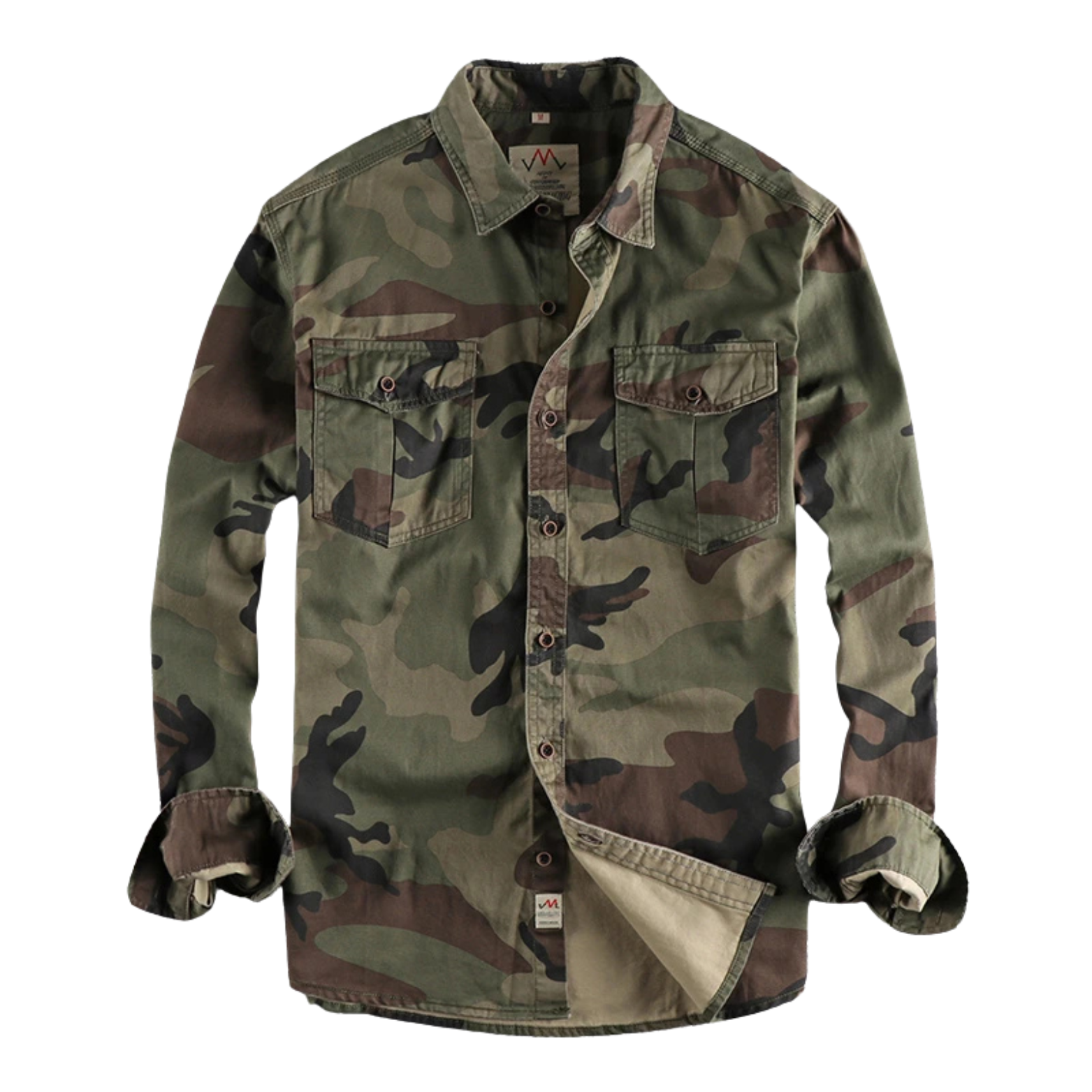 Camouflage Cargo Hiking Shirt