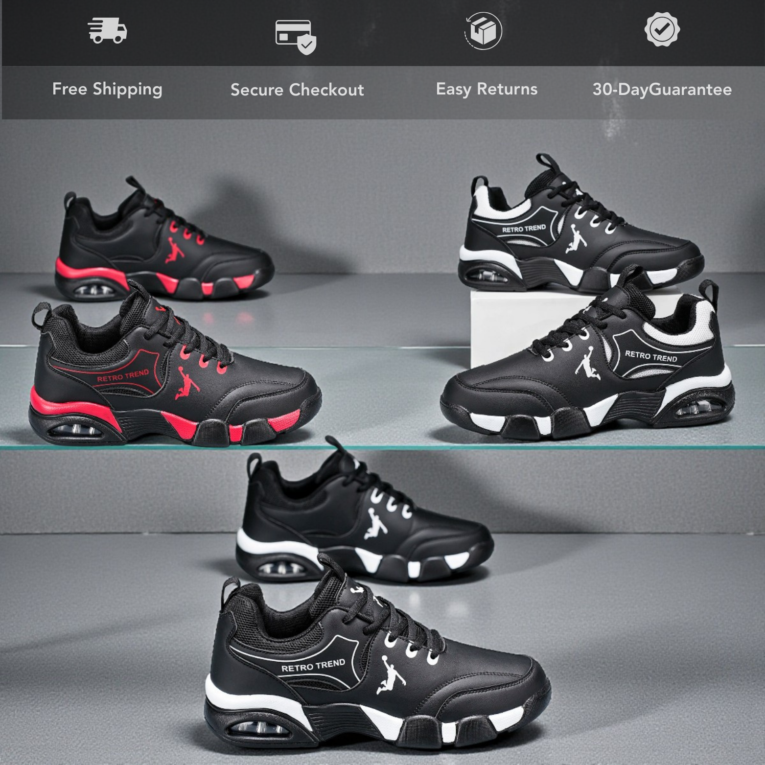 Men’s Air Cushion Sneakers