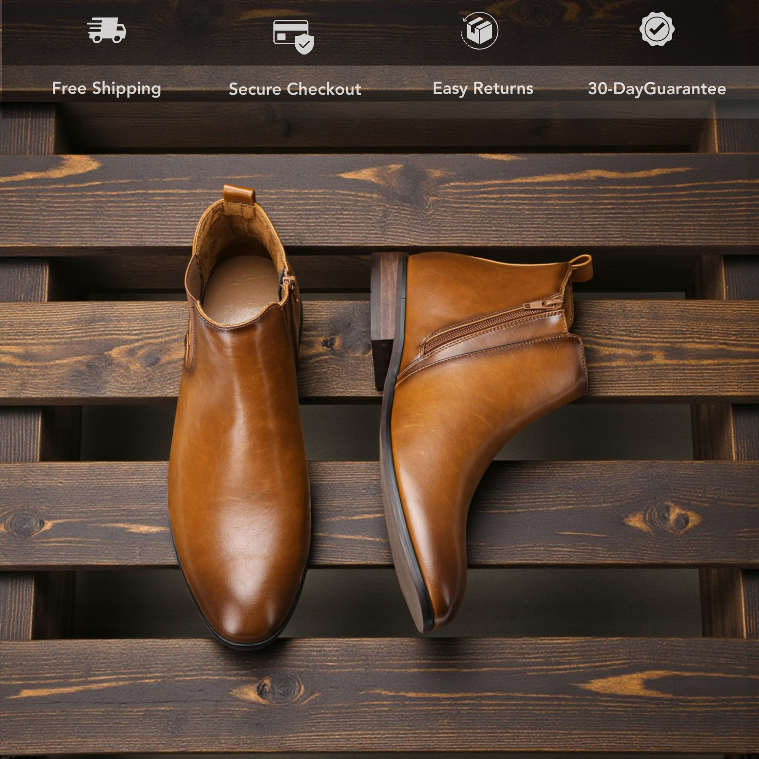 Sleek Chelsea Leather Boots