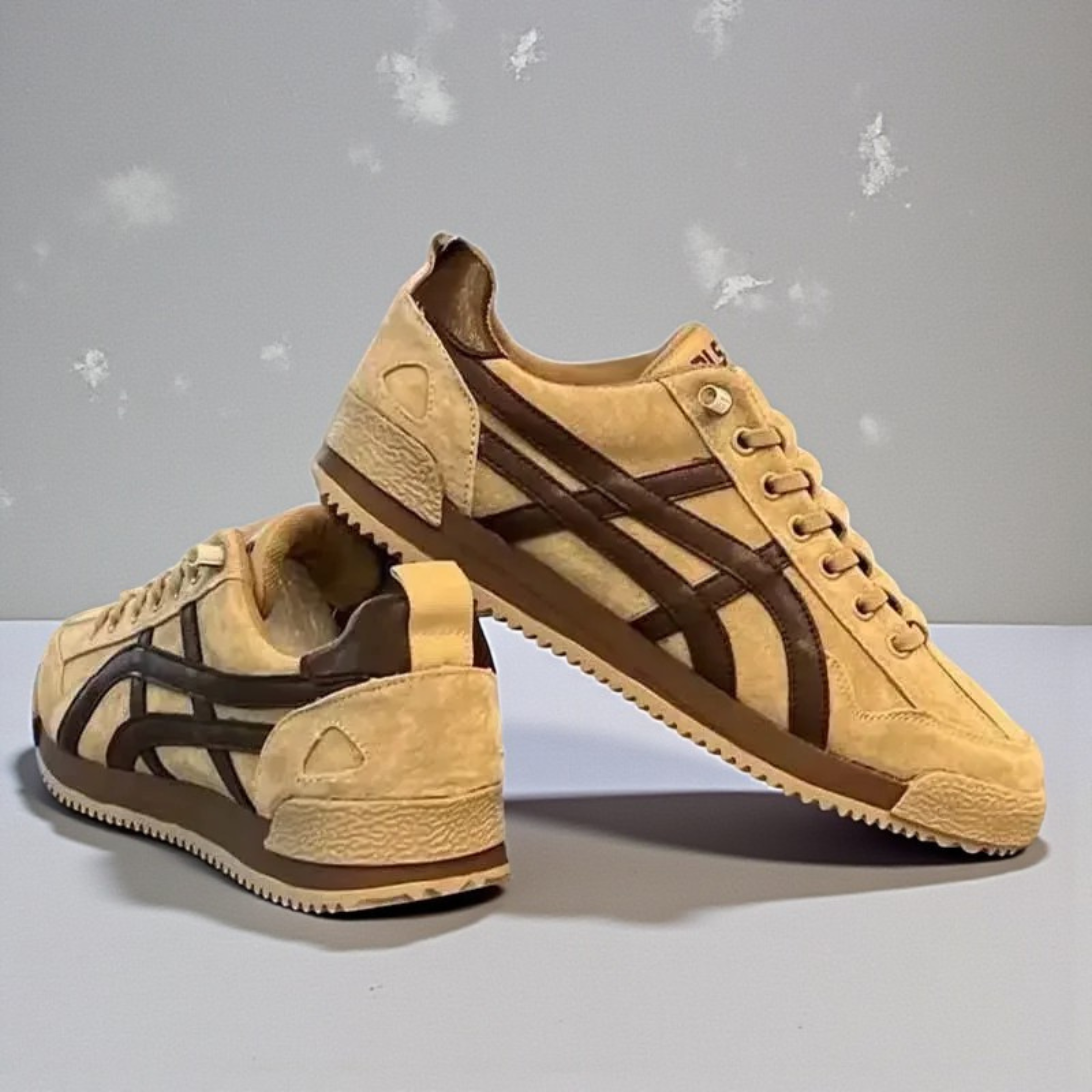 White Canvas Slip-On Sneakers