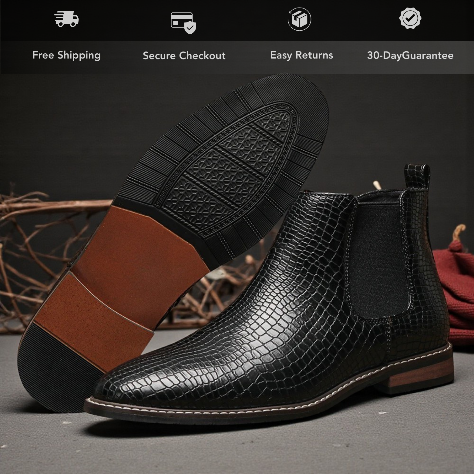 2025 Leather Chelsea Boots