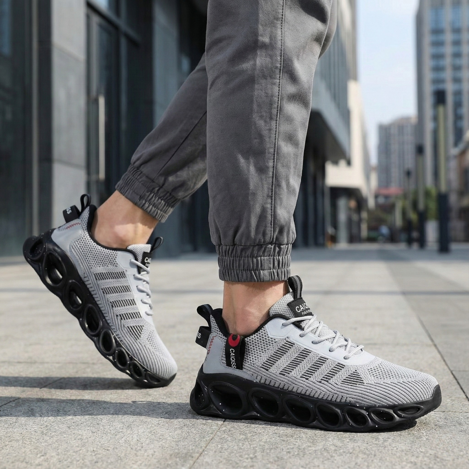Shock-Absorbing Blade Sneakers