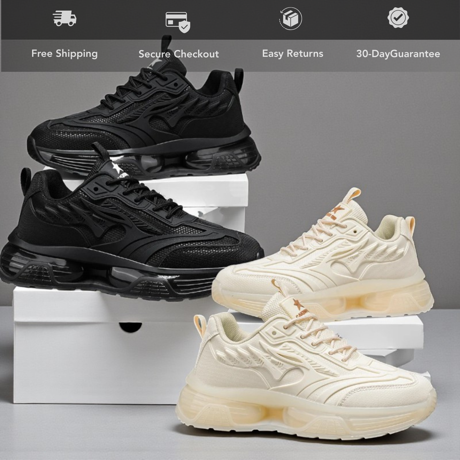 Air Cushion Running Sneakers