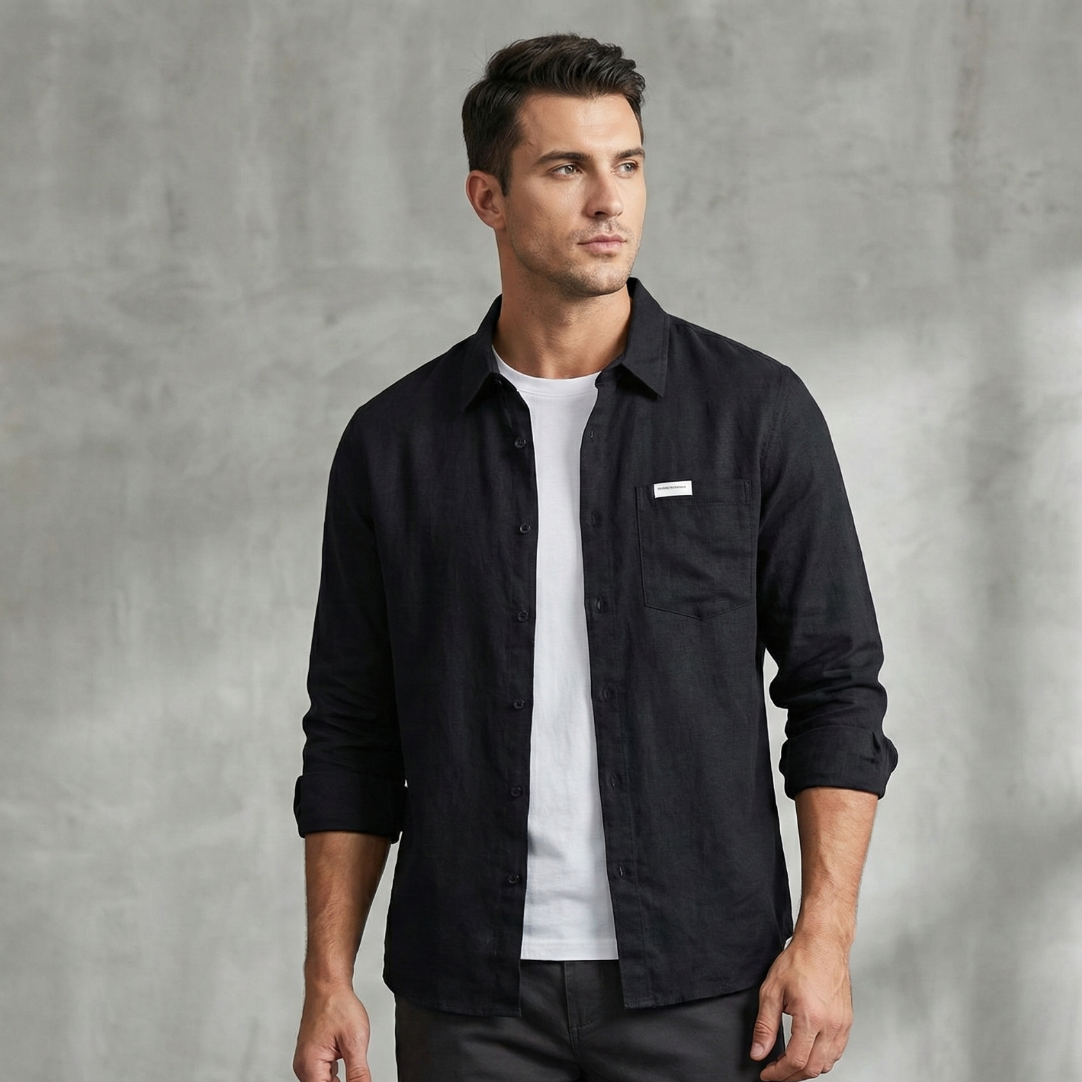 Linen White Casual Shirt