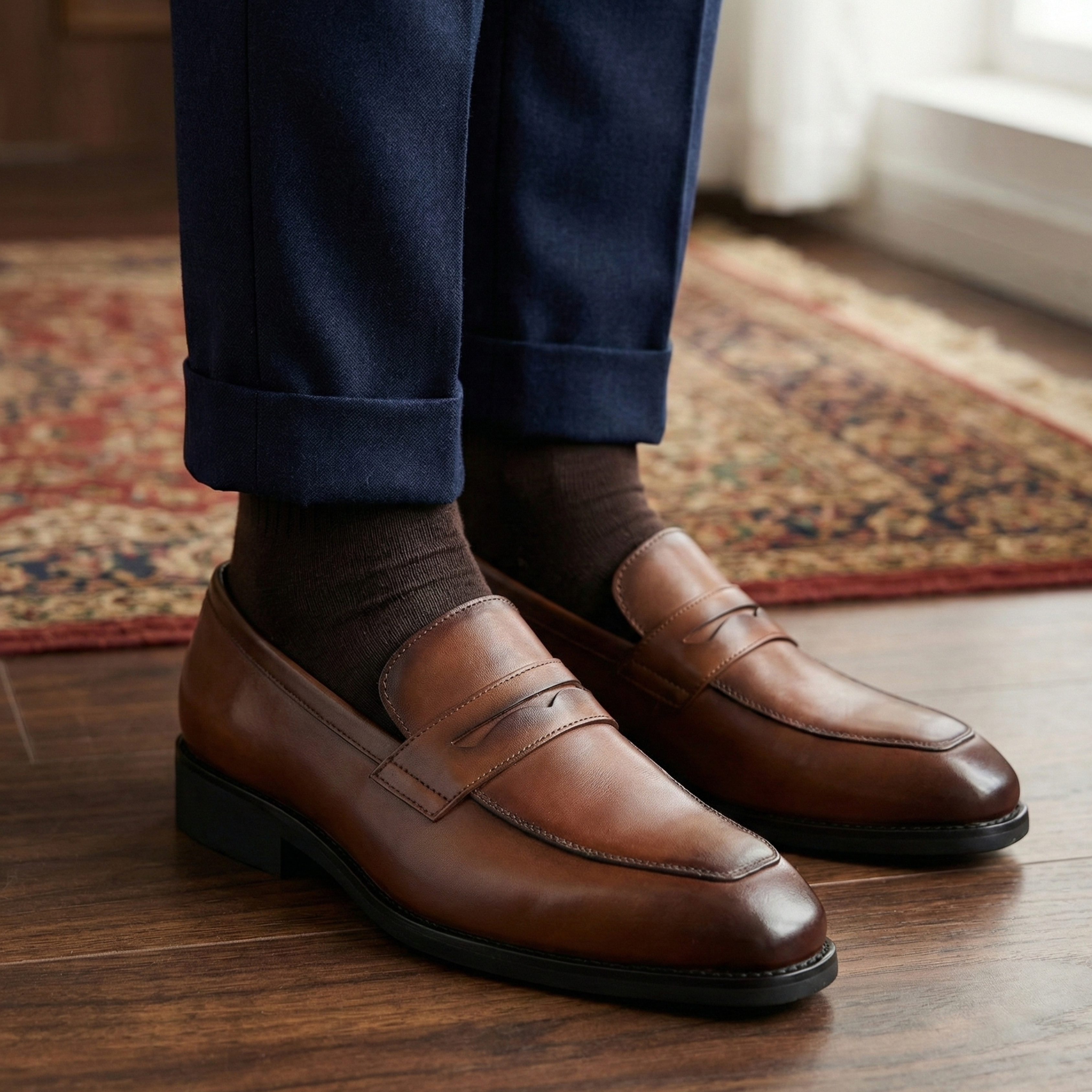 British Formal Leather Loafers