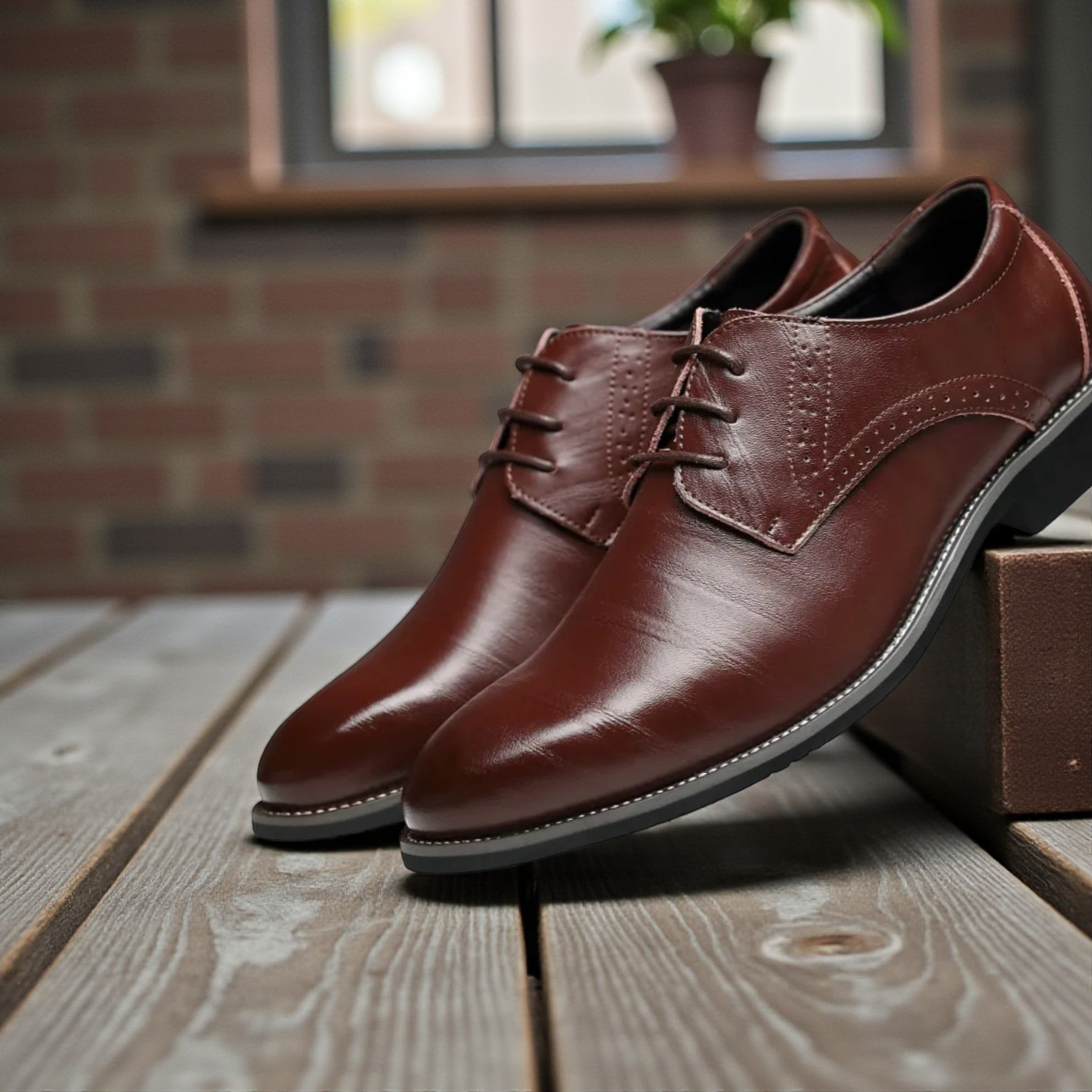 Classic Leather Oxford Shoes