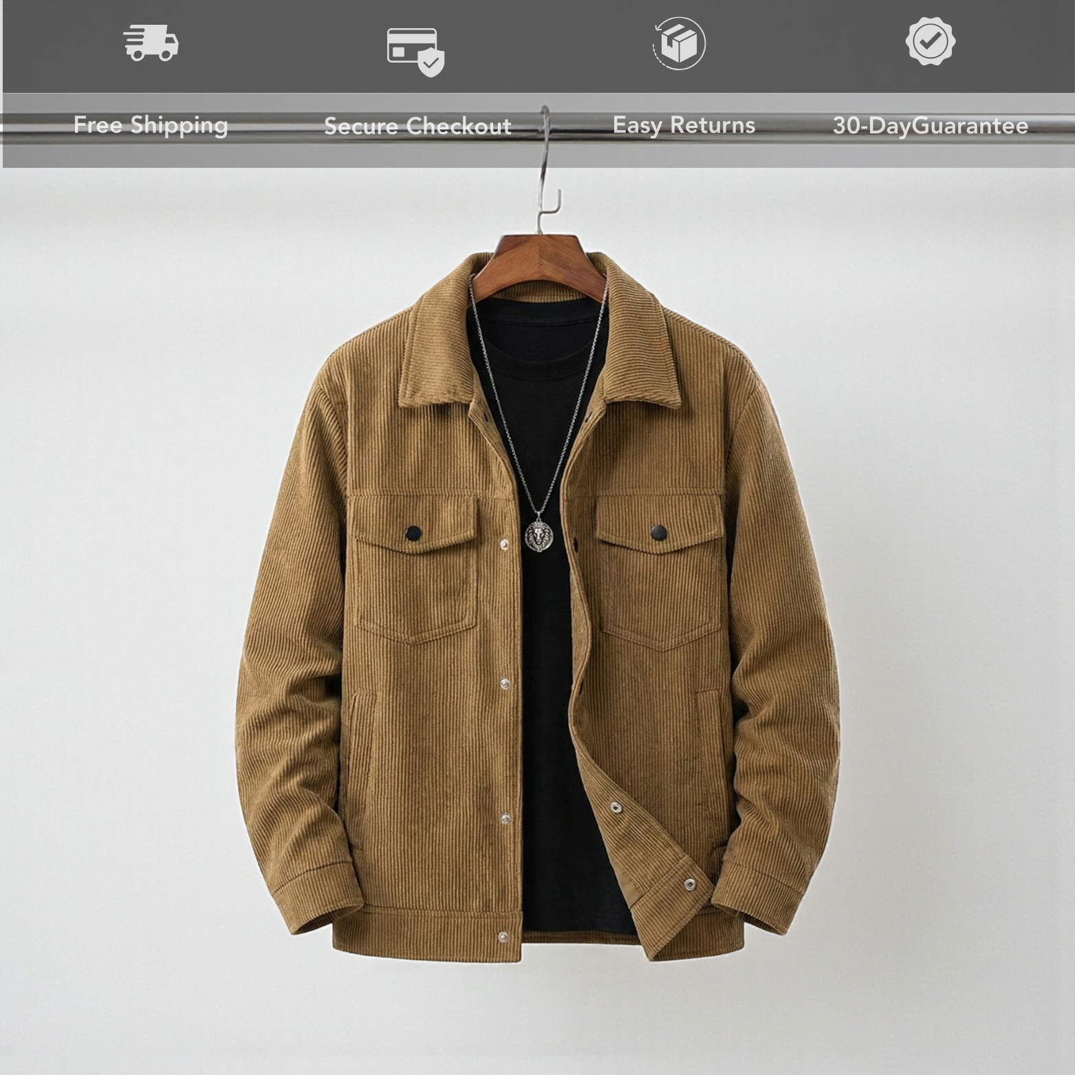 Vintage Corduroy Work Jacket