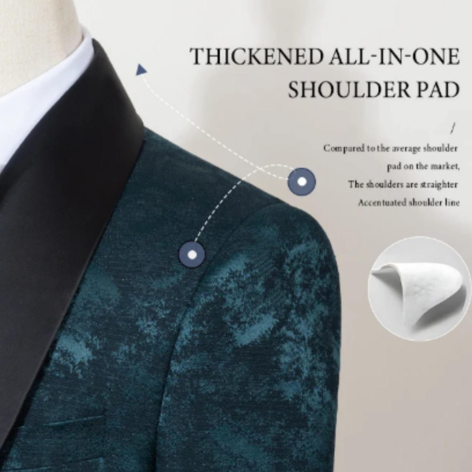 Elite Jacquard Double-Breasted Suit