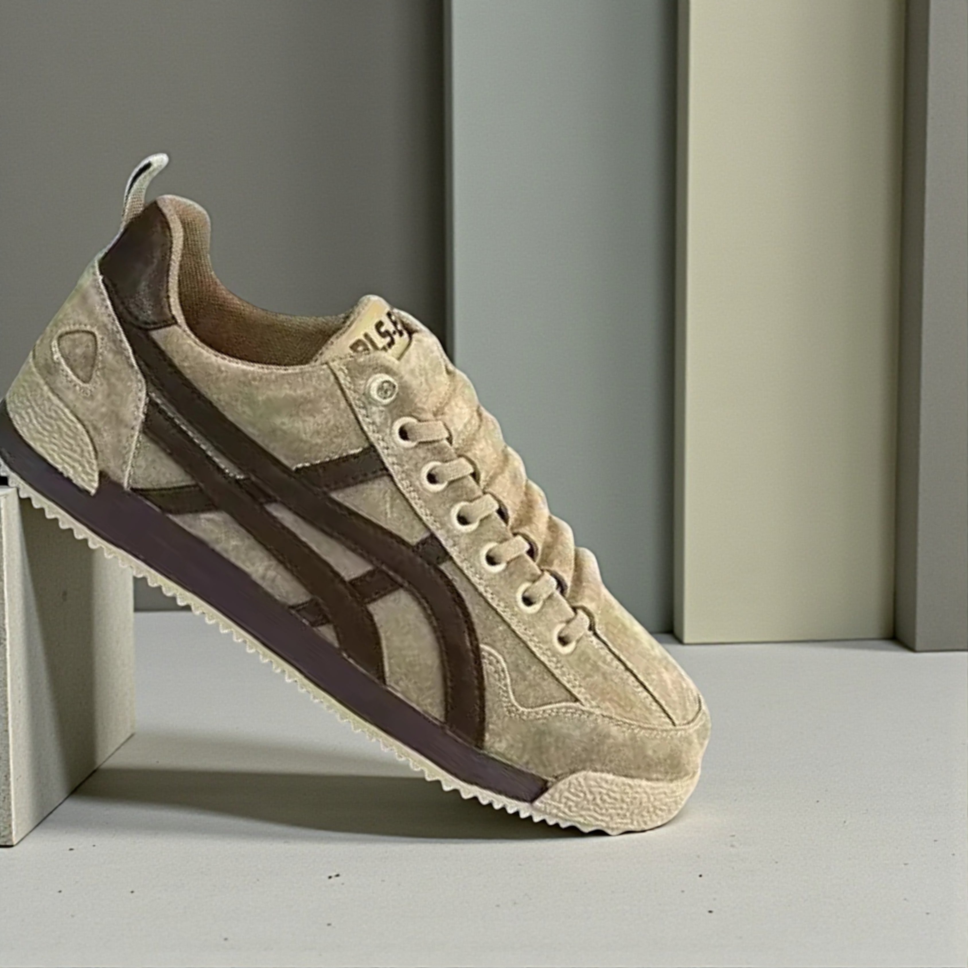 White Canvas Slip-On Sneakers