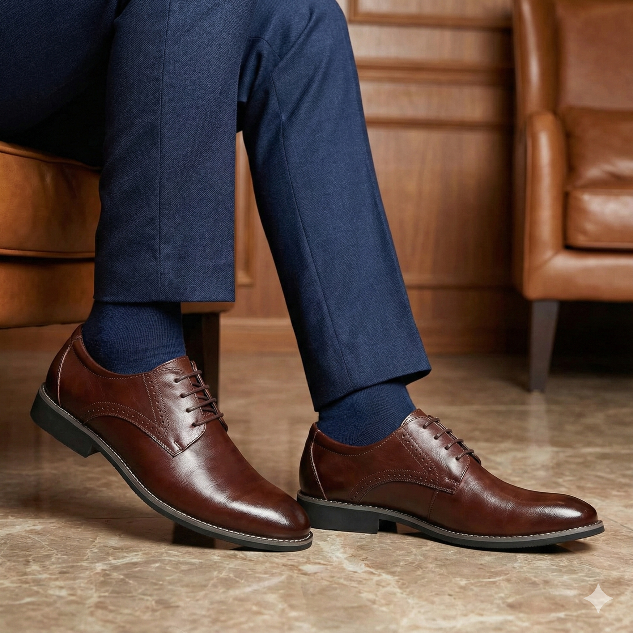 Classic Leather Oxford Shoes