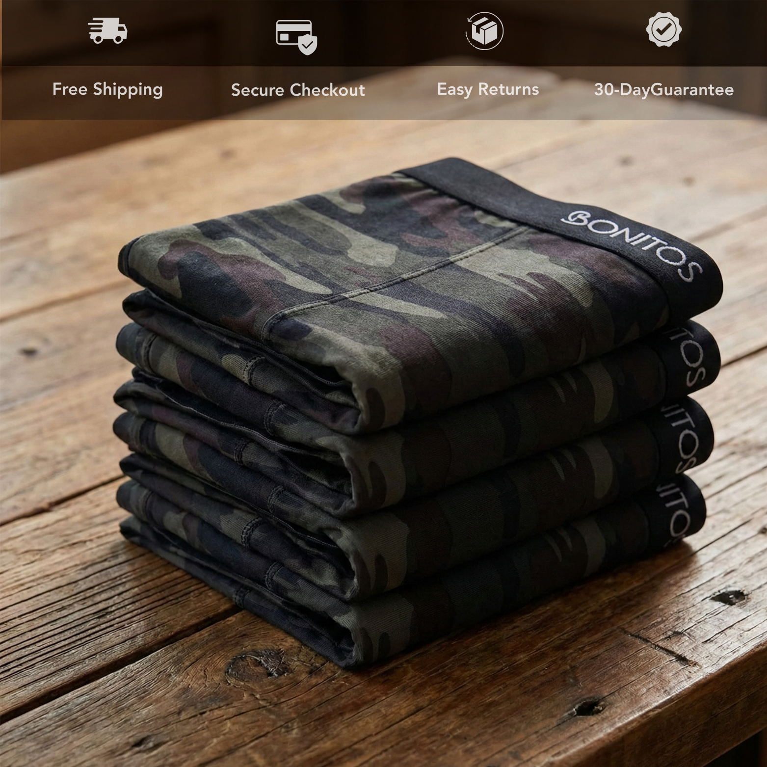 Men’s 5-Pack Cotton Boxers